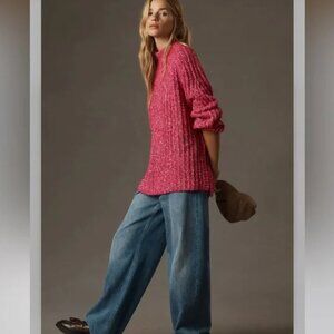 Anthropologie Pilcro Textured Tunic Sweater XS